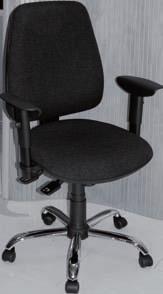 485 Adapta Task Chair Task chair with fixed arms Blue Charcoal (C) Burgundy (BU) Overall W 650