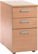 00 Pedestals are lockable and supplied with keys 3 Drawer Mobile Pedestal Lockable under desk pedestal with three box drawers N3MP3B 420 510 590 135.