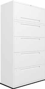 unit access can be split. Drawers & flippers High density filing with a flip door top.