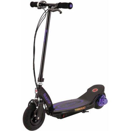 Razor Power Core E100 electric scooter - $268.00 delivered only. Available in blue or purple. Power To The Core! Level up your ride with the Power Core E100 and its innovative, in-wheel hub motor.