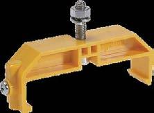 Anchor Clamps For Conductor Rail Snap-in and Fixation with Steel Nut (083133-.