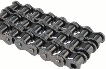 TRIPLEX ROLLER CHAINS ACCORDING TO DIN 8188-1 (AMERICAN TYPE) corresonding to ISO 606 g e e I 3 b 1 b 2 Connecting side k Chain Pitch Inner Inner Outer Roller Pin Transverse height tion over Plate