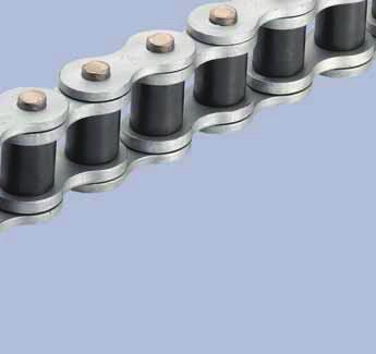In this case the combination of low maintenance requirements and high corrosion resistance with carbon steel chains makes double sense.