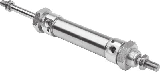 Microcylinders 8 mm according to ISO 64 Thanks to the accurate rounded design and the overall linearity, these cylinders are used in those industrial sectors (food & beverages, pharmaceuticals) where
