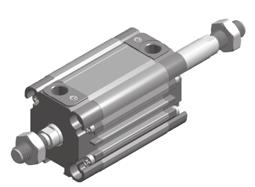 Compact cylinders according to UNITOP RU recommendations P/7 and ISO 287 mm with compact overall dimensions in accordance with UNITOP recommendations (RP/ RO series) and with ISO inter-axes (RM/RN