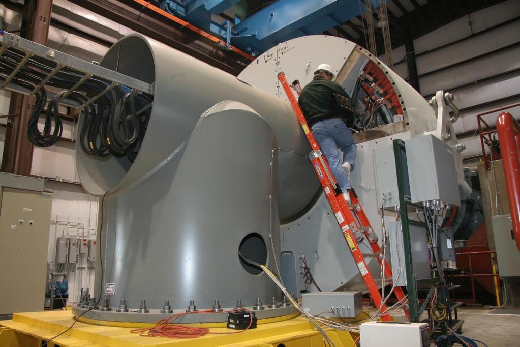 Source: NREL 8-3 Drive Train Gearing and Direct Drive Turbines Some wind systems avoid the need for a gearbox by using a special large diameter multipole