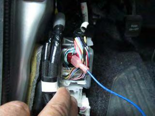 T-tap the blue wire from DRL harness to connector L59 pin 8,