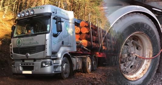 Innovation in Scottish Timber Haulage Tyre Pressure Control Systems (TPCS) Case Study Companies Involved: A & F Grant Ballindalloch Ltd Forestry Commission