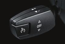 Standard equipment Optional equipment Dynamic Cruise Control lets you set and keep to a chosen speed above 20 mph, automatically applying the brakes downhill.