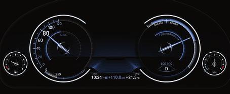 Head-up Display, full colour, projects relevant information directly into the driver s fi eld vision. In this way, focus always remains on the road ahead.