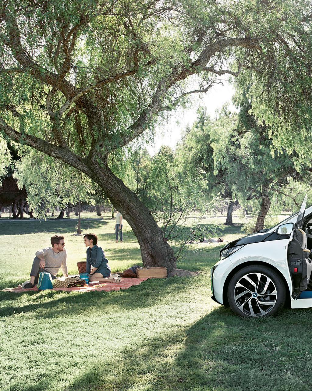 CARBON OPENS UP NEW PERSPECTIVES. THE BMW i3 12 13 There s nothing quite as fascinating as a vision that becomes reality. The entire passenger cell of the BMW i3 is made with carbon.