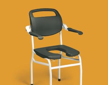 Shower and toilet chairs 25 Shower/toilet chair trento Li2175.021 seat height (incl. seat) 550 mm Li2175.121 seat height (incl.