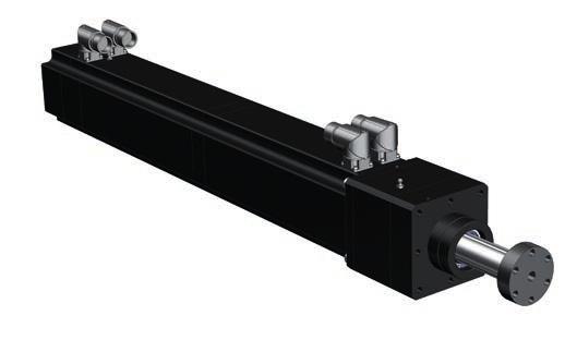 Combined Linear Rotary Actuators for independent rotary and linear motion With one combined piston rod: High dynamic actuators for long stroke applications With two mechanically