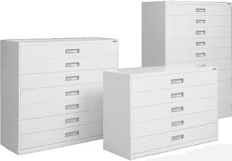 Pro Overview Mix Heights 30" and 48" Widths Contemporary Styling Discrete Slot Data Racks Overfile