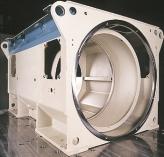 The radial cooling ducts ensure uniform and efficient cooling.