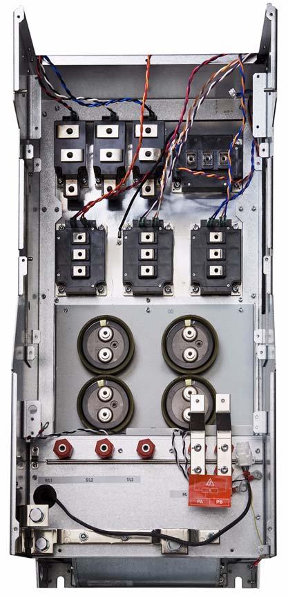 Spare Parts Kits for Altivar 61/71 Drives, Frame Size 10 30072-452-77 Installation Procedures 10/2008 Figure 4: SCR Modules, Power IGBT Modules, Braking IBGT Module, Temperature Sensor