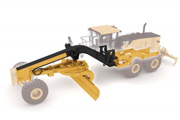 The articulation hitch features a large tapered roller bearing to carry loads evenly and smoothly.
