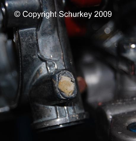 Special note for Holley Carbs: SOME Holley integral choke pulloffs are adjusted (the Choke Qualifying adjustment, in Holley terminology) using a Special Tool a paper clip with one end bent; as