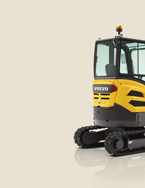 ECR25D The Volvo experience. Cab/canopy Ergonomic, spacious and safe Volvo cab/canopy feature all-around visibility, intuitive controls and built-in comfort.