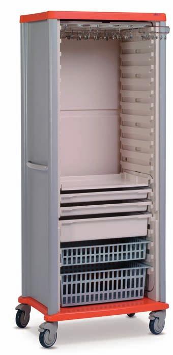 CABINETS AND SPECIALIZED TROLLEYS - Hygiene / cleanable - Modularity Our trolleys and cabinets are especially designed to store all