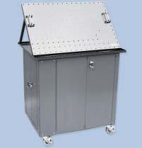 Model 6309 reinforced panel can be used to store students circuits.