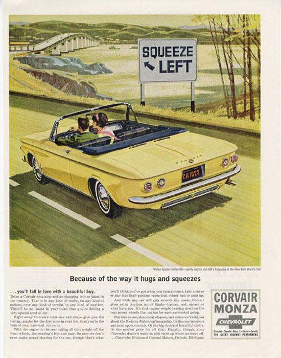 Fifty years ago the Corvair had the sporty compact car market pretty much to itself.