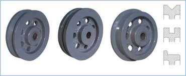 CI(VG) WHEEL CI(SQG) WHEEL CI(FLG) WHEEL (VG) (SQG) (FLG) CAST IRON TRACK WHEELS ( TRK ) ( Range : 5x25 mm To 3x5 mm ) Cast iron wheels with either V-groove (VG), Square groove (SQG) or a Flange