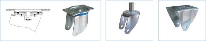 These castors are also suitable for hospital furniture, laboratory equipments or food serving trolleys where load carrying capacity required is higher & the light duty castors need frequent