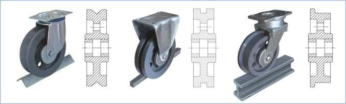 The use of twin castor is, therefore, advantageous than use of single wheel castor with wider tread width of the wheel.