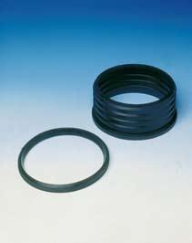 Spare collar and sealing ring Dim. Collar Standard Sealing rings Standard DN Art.-No. Packing Art.-No. Packing 56 (58 mm) 91.1.2462 10 91.1.2442 20 70 (75 mm) 91.1.2463 10 91.1.2443 20 70 (78 mm) 91.