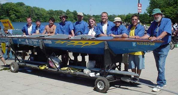 The College of New Jersey Department of Engineering 2004 Solar/Electric Boat Project 1 The team at the launching area of Hoyte Lake, Delaware Park; adjacent to the campus of Buffalo State University.