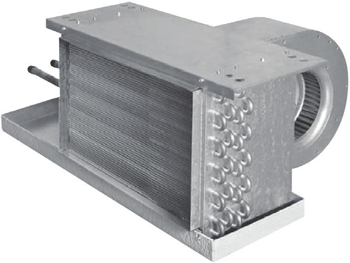 Enclosure allows easy side access to all electrical components Single wall galvanized or stainless steel (optional) drain pans are positively sloped to drain connections Drain pans can be easily