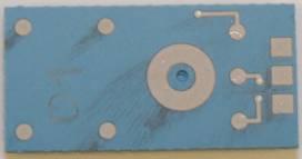 2. Assembly on test PCB Inlet solder pad