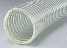 PUMP HOSE & ACCESSORIES PUMP HOSE & ACCESSORIES 4615 CLEAR/WHITE HELIX PVC WATER SUCTION HOSE Bulk TUBE: PVC, smooth, clear REINFORCEMENT: PVC helix COVER: PVC, smooth to lightly corrugated, clear