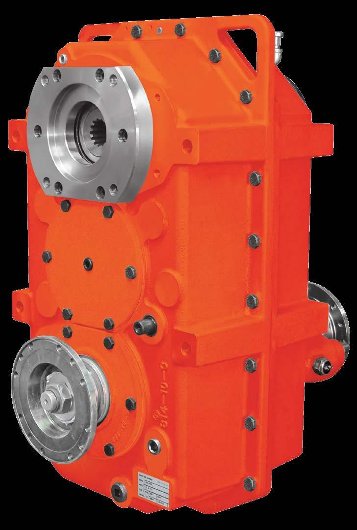 Features & Benefits Cast Iron and Aluminum Housings Wide Range of Ratios AGMA Class 10 Helical Gearing Longer Coupling