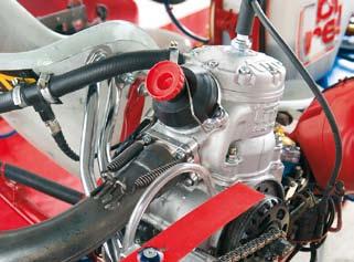 mounted for the KF2 class gives to the entire set up with Birel chassis, the