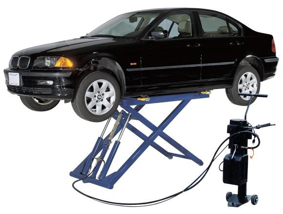 6,000 LB. LOW-RISE PAD LIFT Easy frame lifting on padded runways. Great for wheel and brake work, tire and wheel changing as well as new car preparation. Features: 6,000 lb.
