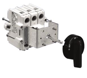 OKA/VKA Door Mounting Kit for VKA Switches Designed for fast and easy assembly. Kit includes handle, shaft, mounting hardware and drill template; it does not include motor disconnect switch.