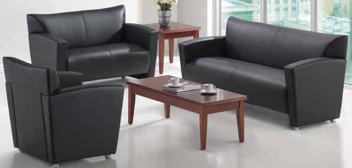 9681 30 W x 29 x 32 H List: $750 $337 Shown with PV519 and PV520 tables see page 29 32 Manhattan Reception Contemporary styling