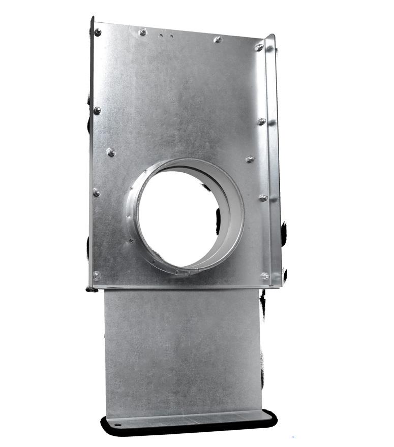 Manual sliding damper for dust extraction systems GKQT Sliding damper is equipped with manually operated damper plate. It is used in dust collection systems to shut off a line or control the airflow.