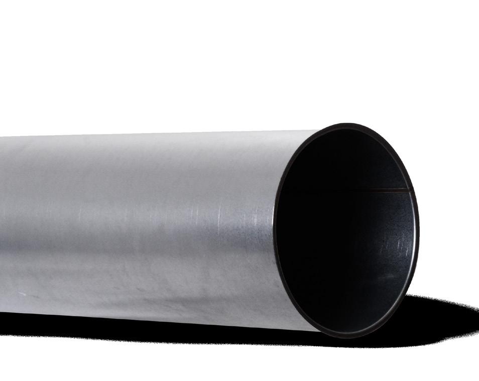 Welded pipe for dust extraction system SRGQT Butt-welded pipe for transporting air and dust. TRANS-Quick system is made of galvanised steel sheet, 0.7 and 0.9 mm in thickness.