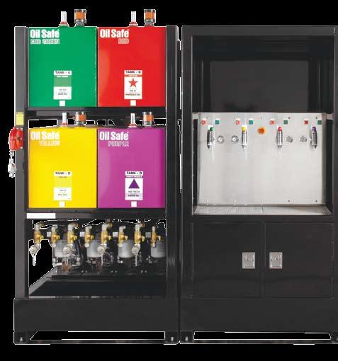 Color Coded choice of 10 colors for accurate lubricant identification.
