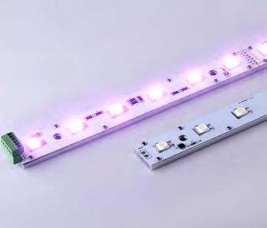 The product is available in any fixed colour or RGB option for full colour-mixing capability. Powerbar LED modules can easily replace fluorescent lighting and other less efficient light sources.