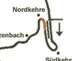 Nordkehre FIRST CORNER (Left hander): Entrance speed: approximately 165 mph [266 kph] Speed through the corner: approximately 70 mph [113 kph] Arrival time at the corner: 32.