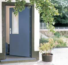 powdercoated doors for the basement exit and for outbuildings.