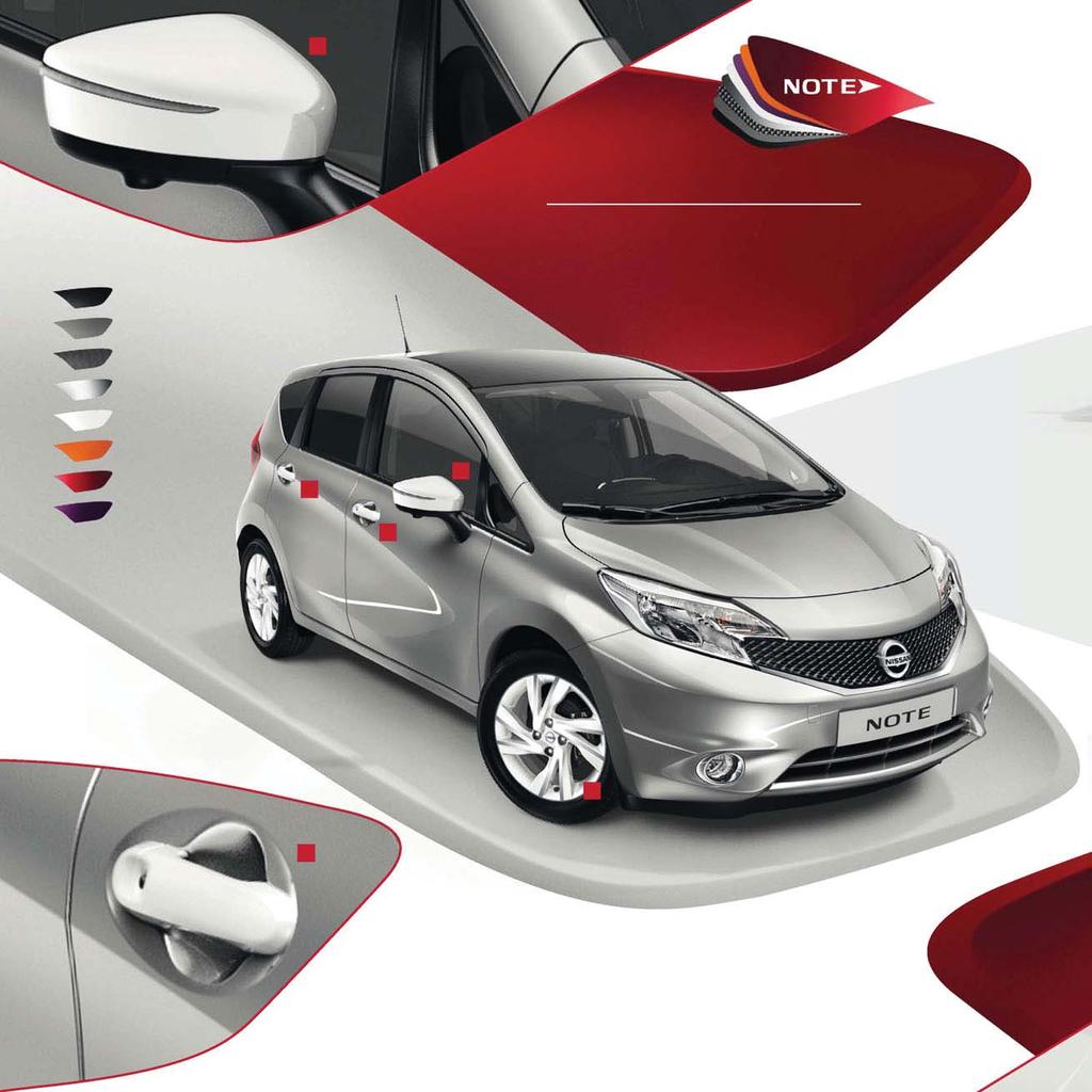 PERSONALISATION HIGHLIGHT YOUR STYLE ATTENTION TO DETAIL. Add Solid White mirror caps and door handle fi nishers for a clean, contemporary edge - two little accessories make a big difference.