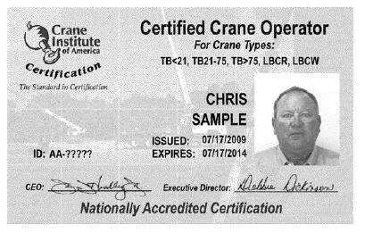 Crane Operator Testing Originations