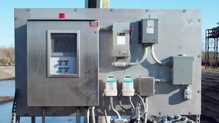 Touch screen displays flow rate, multiple levels, pump run-time, pump starts and all alarms Easy touch screen entry allows site personnel to handle changes to