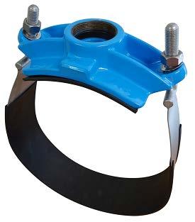 Haku Pipe Saddle with Threaded BSP Outlet The HAKU sealing system is the best method for sealing outlets in PE pipes.