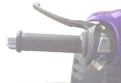 CHECK FOR CORRECT FREE CLEARENCE IN THE FRONT AND REAR BRAKE LEVER AS SHOWN IN THE PICTURE, LEFT HAND LEVER (FOR REAR BRAKE) 10~20mm.